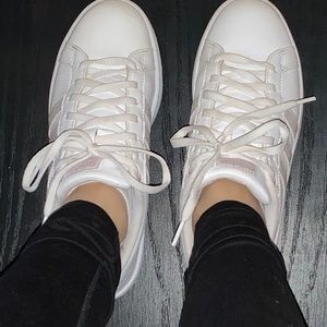 Adidas Cloudfoam Advantage Leather Shoe, Size 8